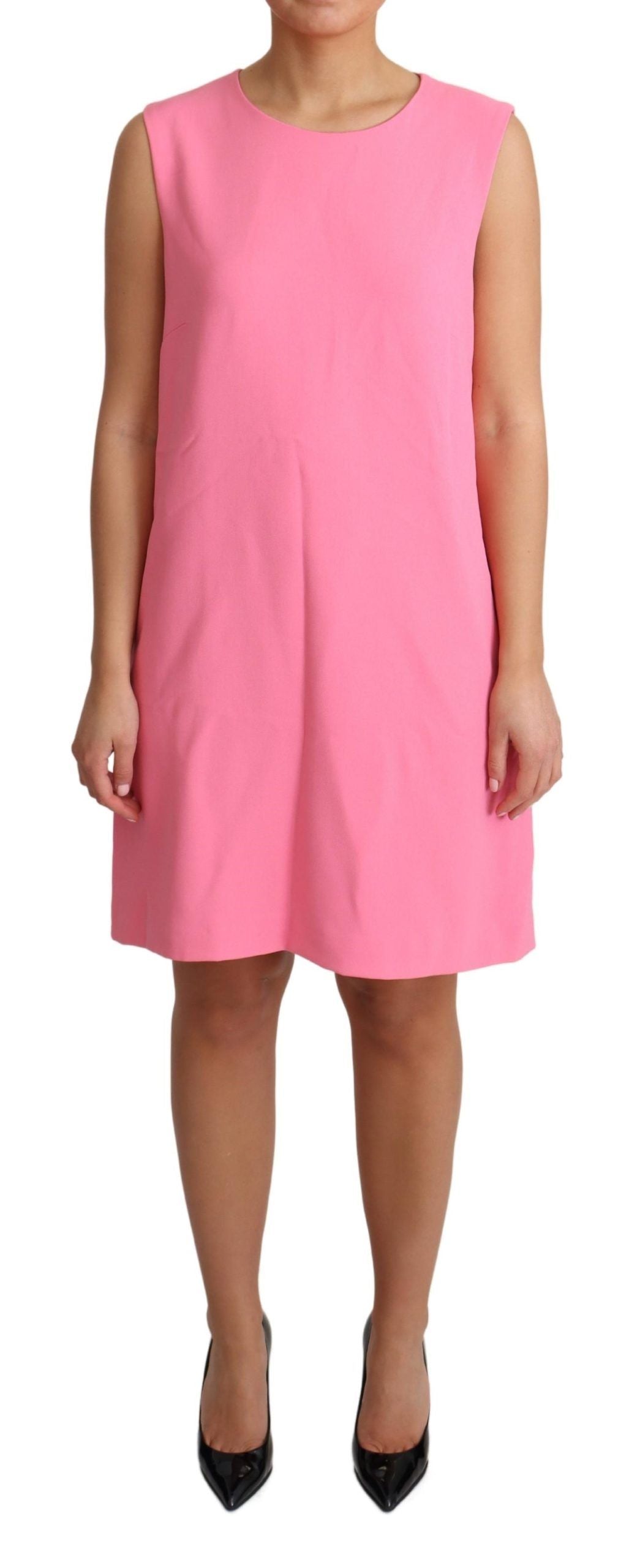 Buy Elegant Pink Shift Knee Length Dress by Dolce & Gabbana