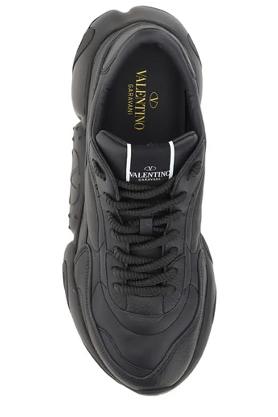 Buy Elevated Elegance Low-Top Leather Sneakers by Valentino