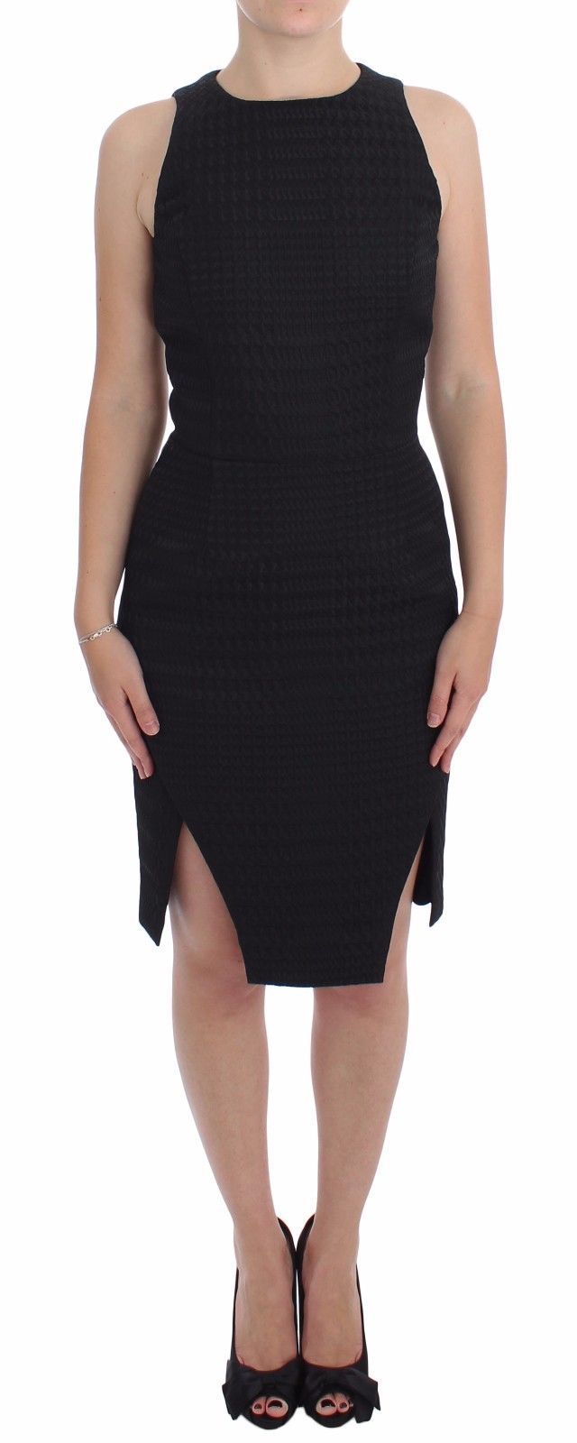 Elegant Sheath Black Dress for Formal Occasions