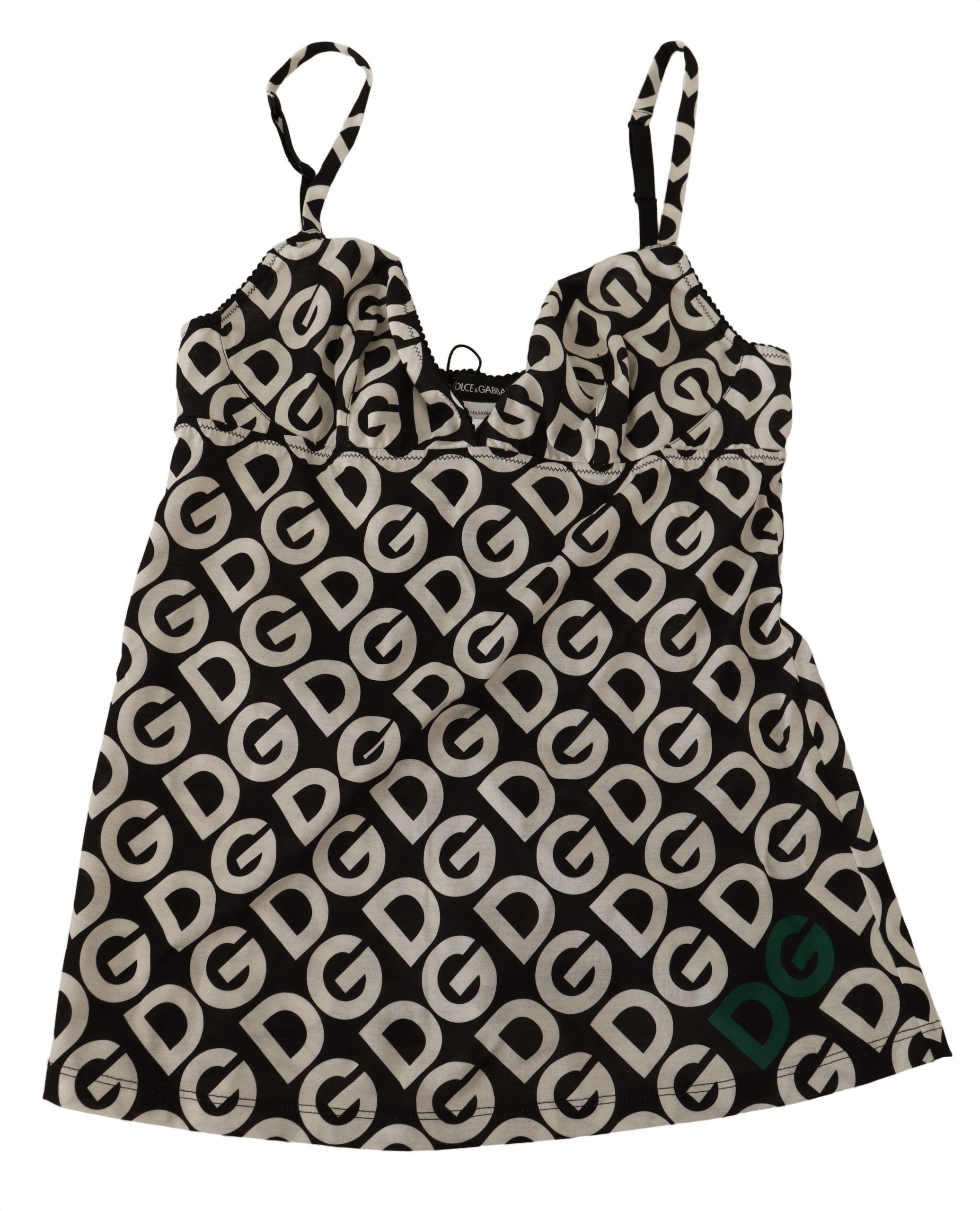 Buy Chic Logo Print Camisole Tank Top by Dolce & Gabbana