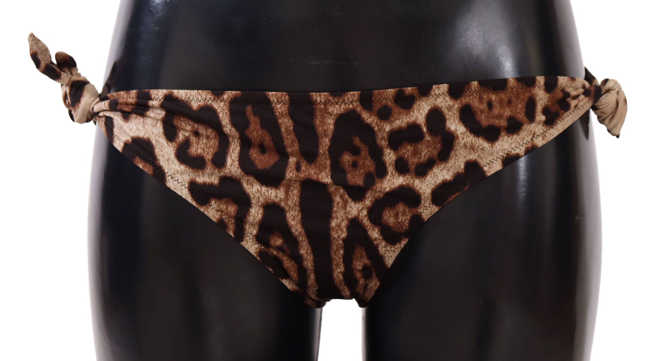 Buy Elegant Leopard Print Bikini Bottom by Dolce & Gabbana