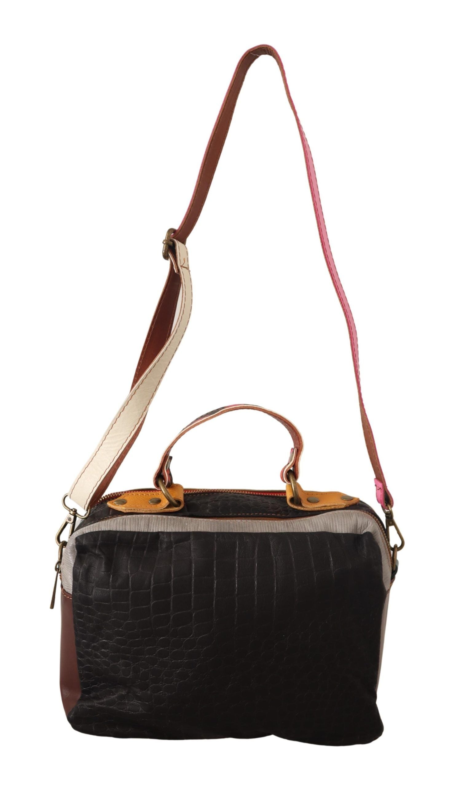 Buy Chic Multicolor Leather Shoulder Bag by EBARRITO