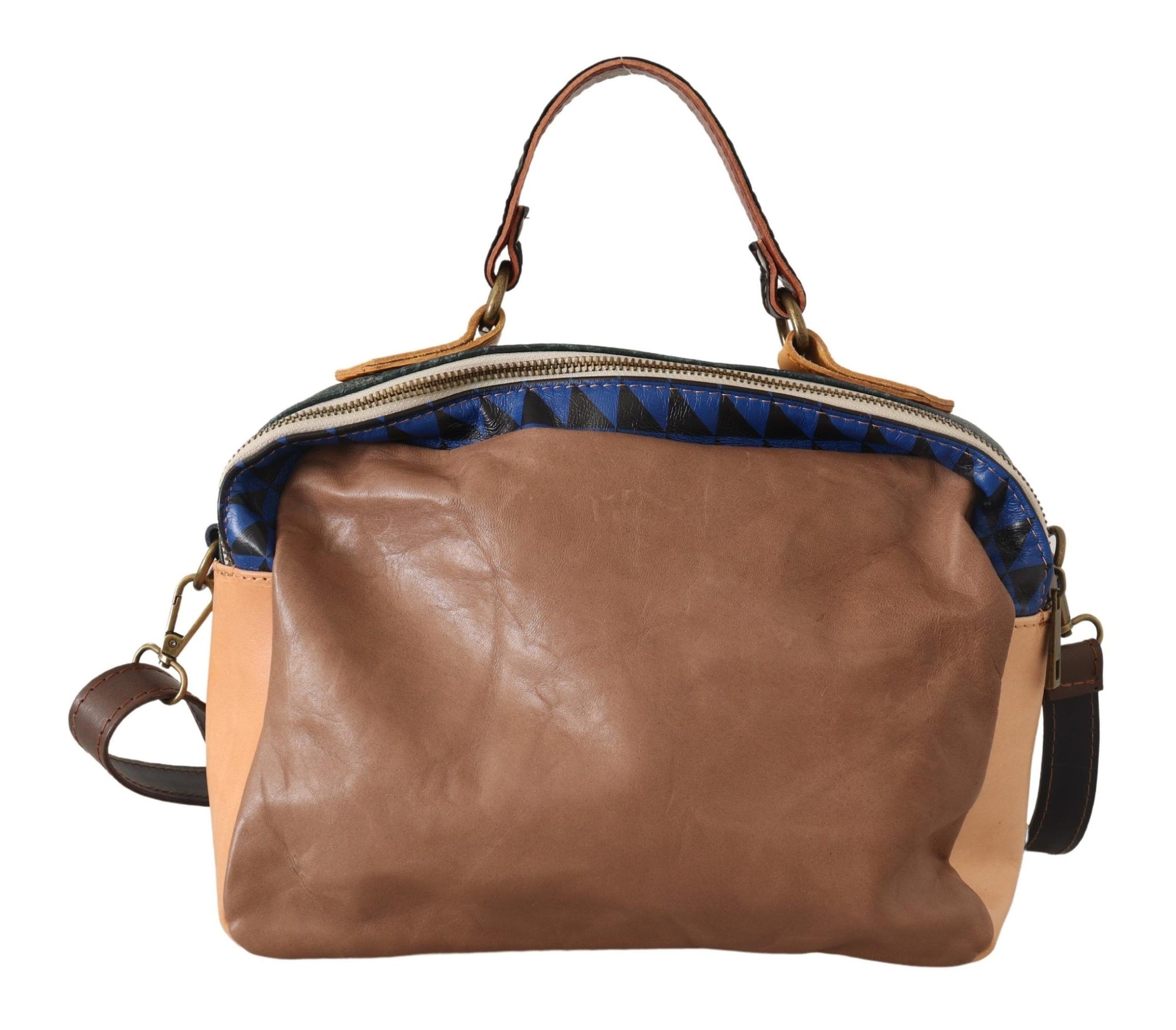 Buy Chic Multicolor Leather Shoulder Bag by EBARRITO