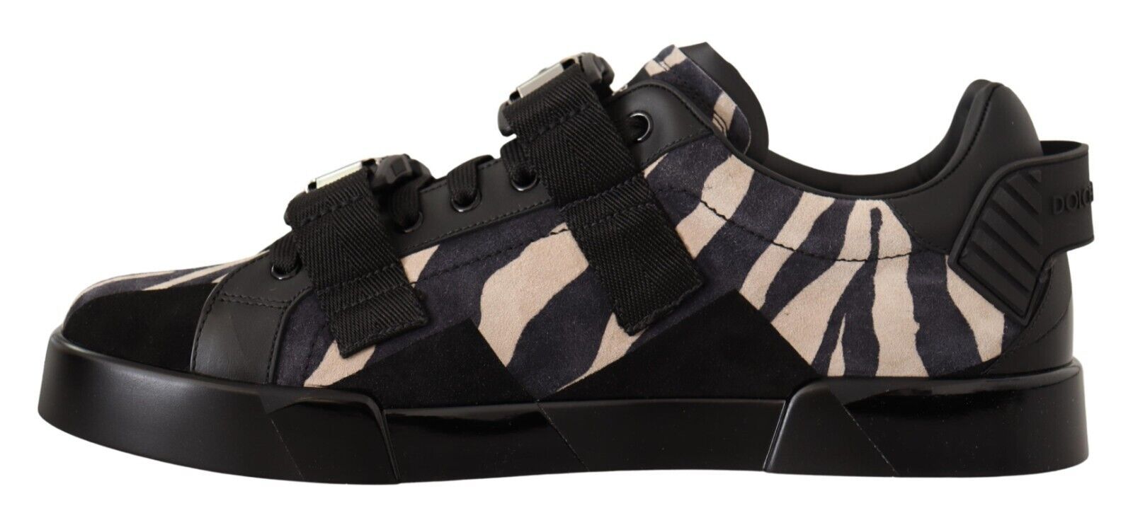 Buy Zebra Suede Low Top Fashion Sneakers by Dolce & Gabbana