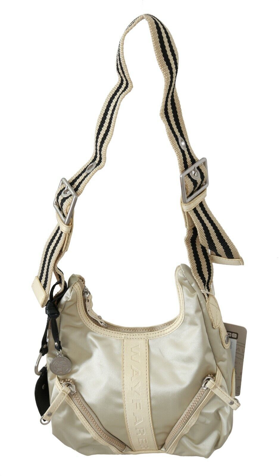 Buy Chic White Fabric Shoulder Bag - Perfect for Any Occasion by WAYFARER