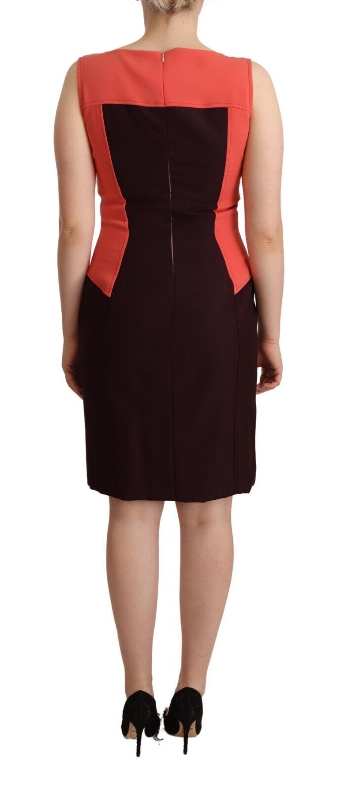 Buy Multicolor V-Neck Sleeveless Sheath Dress by CO|TE