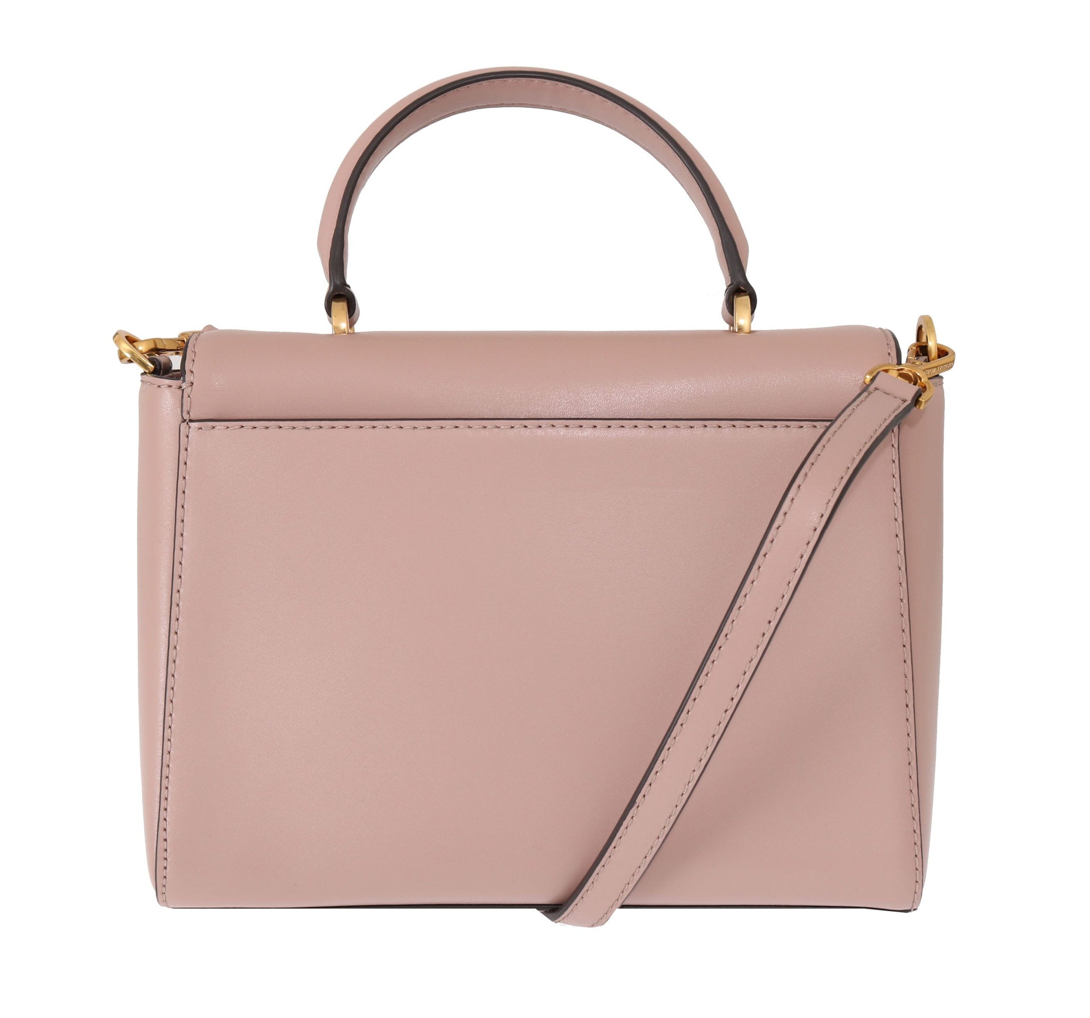 Buy Elegant Pink Leather Mindy Shoulder Bag by Michael Kors