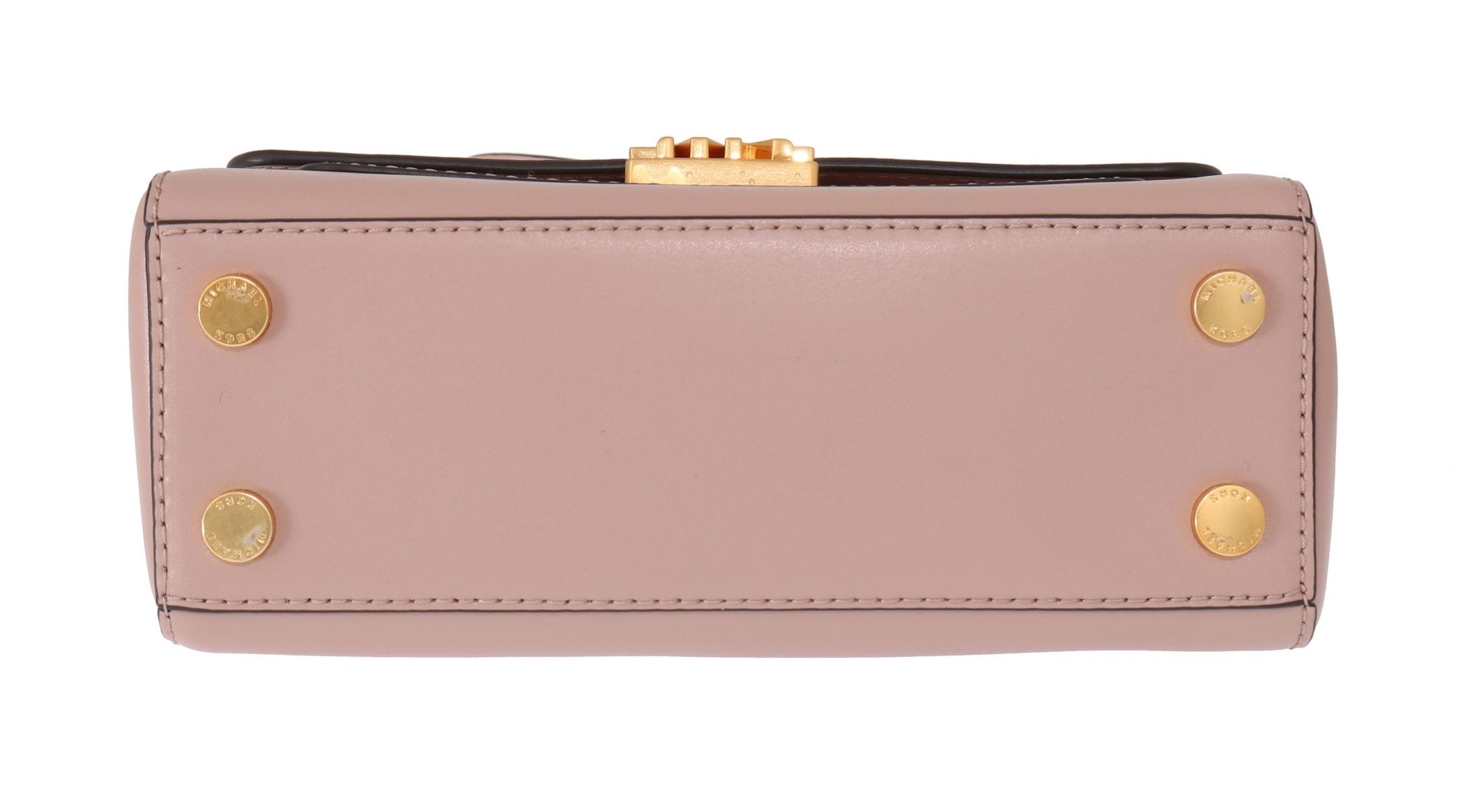 Buy Elegant Pink Leather Mindy Shoulder Bag by Michael Kors