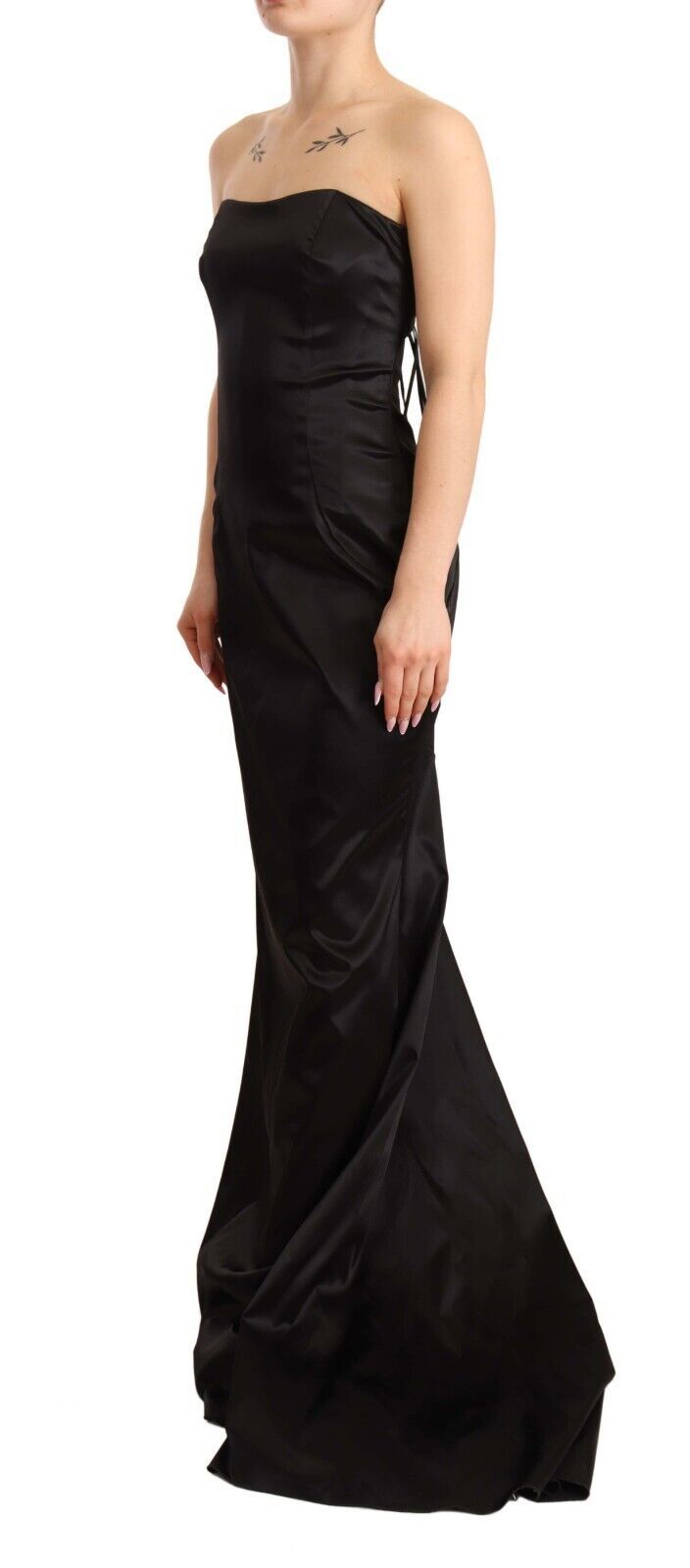 Buy Elegant Black Strapless Mermaid Dress by Dolce & Gabbana