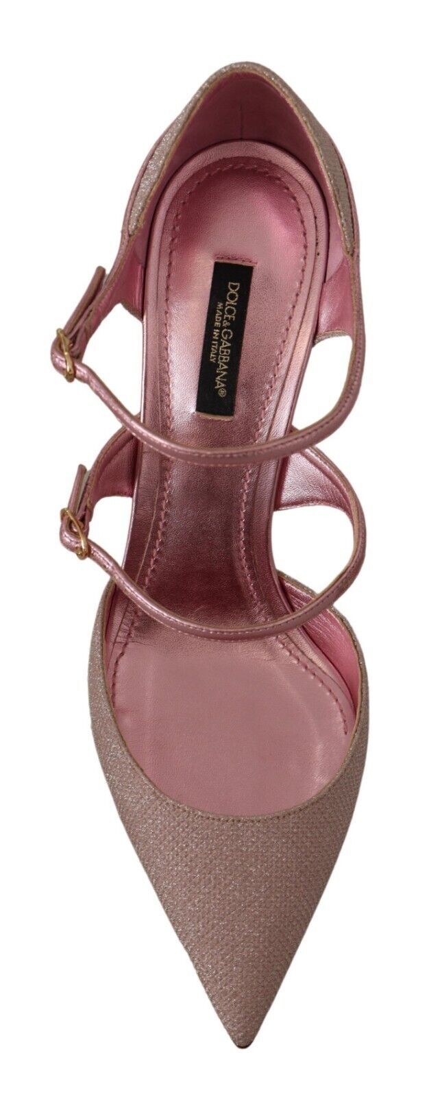 Buy Pink Glitter High Heel Sandals by Dolce & Gabbana