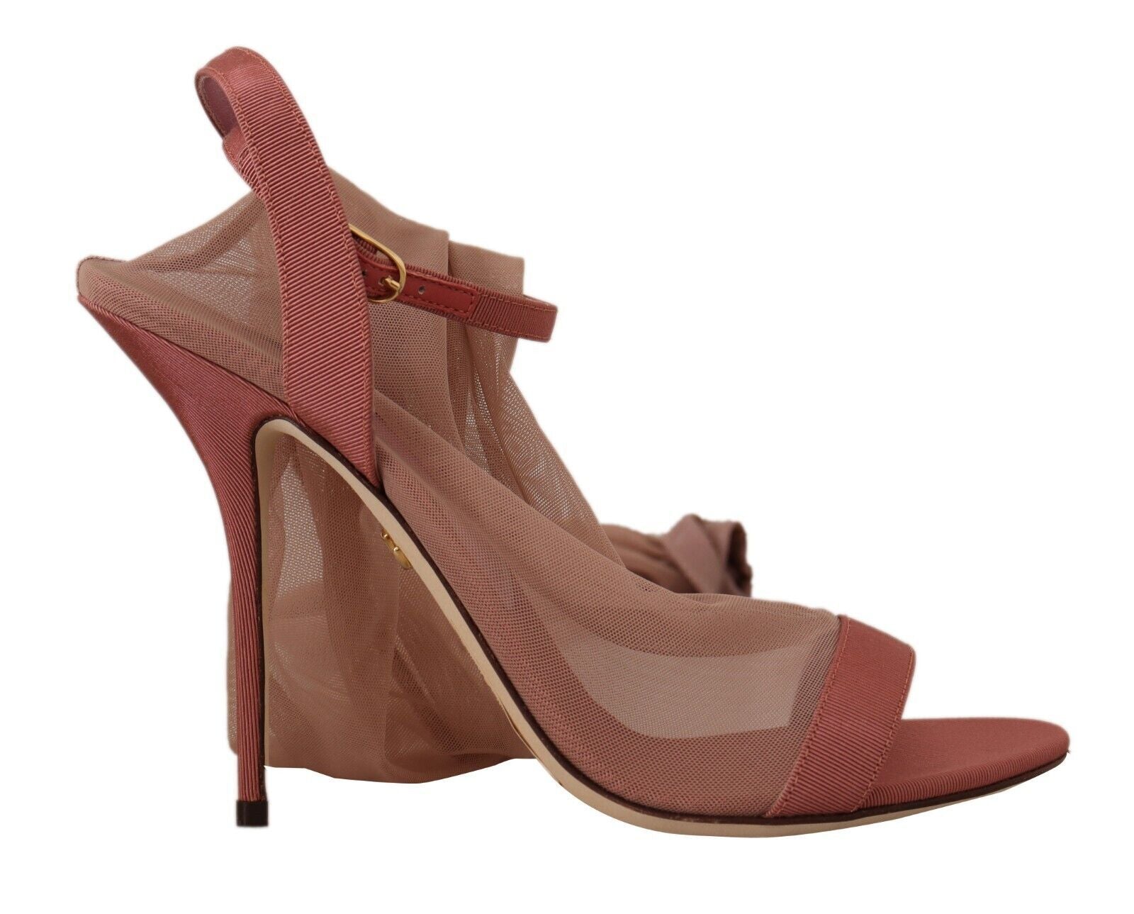 Buy Elegant Pink Ankle Strap Heels Sandals by Dolce & Gabbana