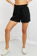 Buy Seaside Full Size Linen Shorts by Faz