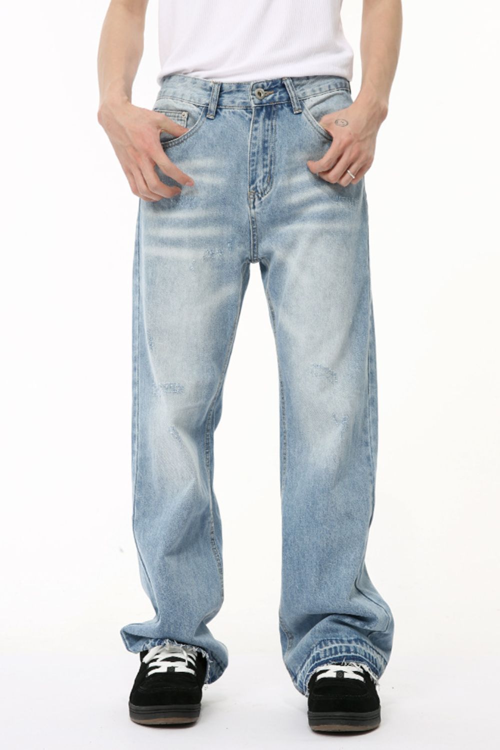 Buy Baggy Jeans with Pockets by Faz