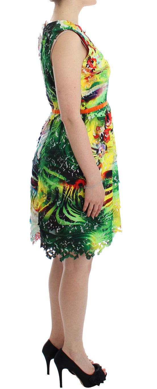 Buy Multicolor Sheath Dress - Artful Elegance by Lanre Da Silva Ajayi