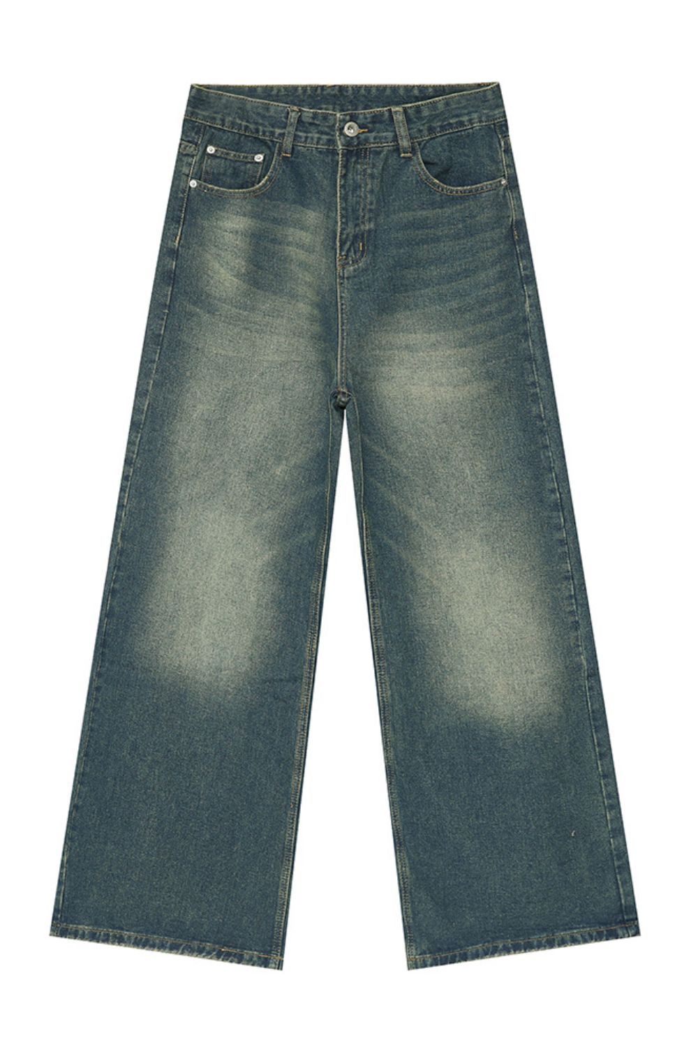 Buy Men's Wide Leg Jeans with Pockets by Faz