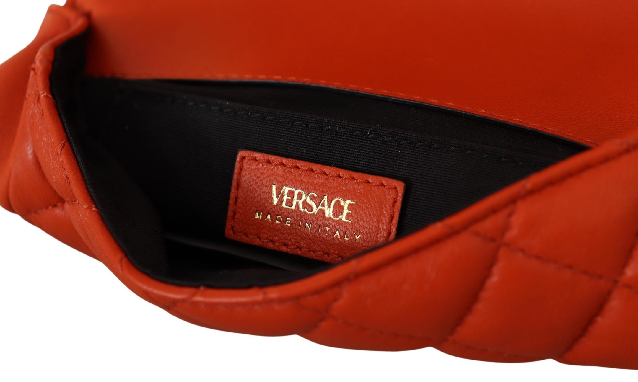 Buy Elegant Red Nappa Leather Crossbody Bag by Versace