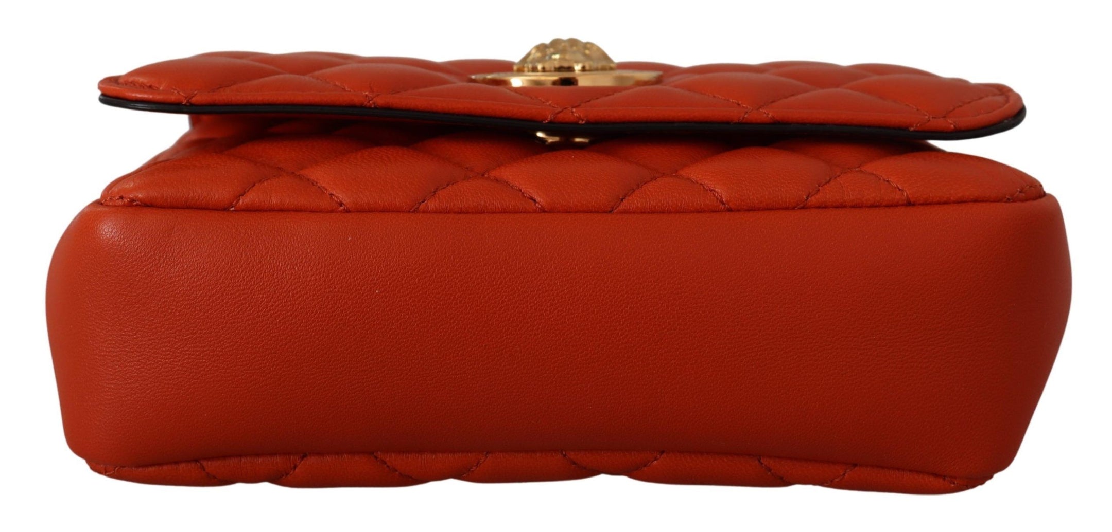 Buy Elegant Red Nappa Leather Crossbody Bag by Versace