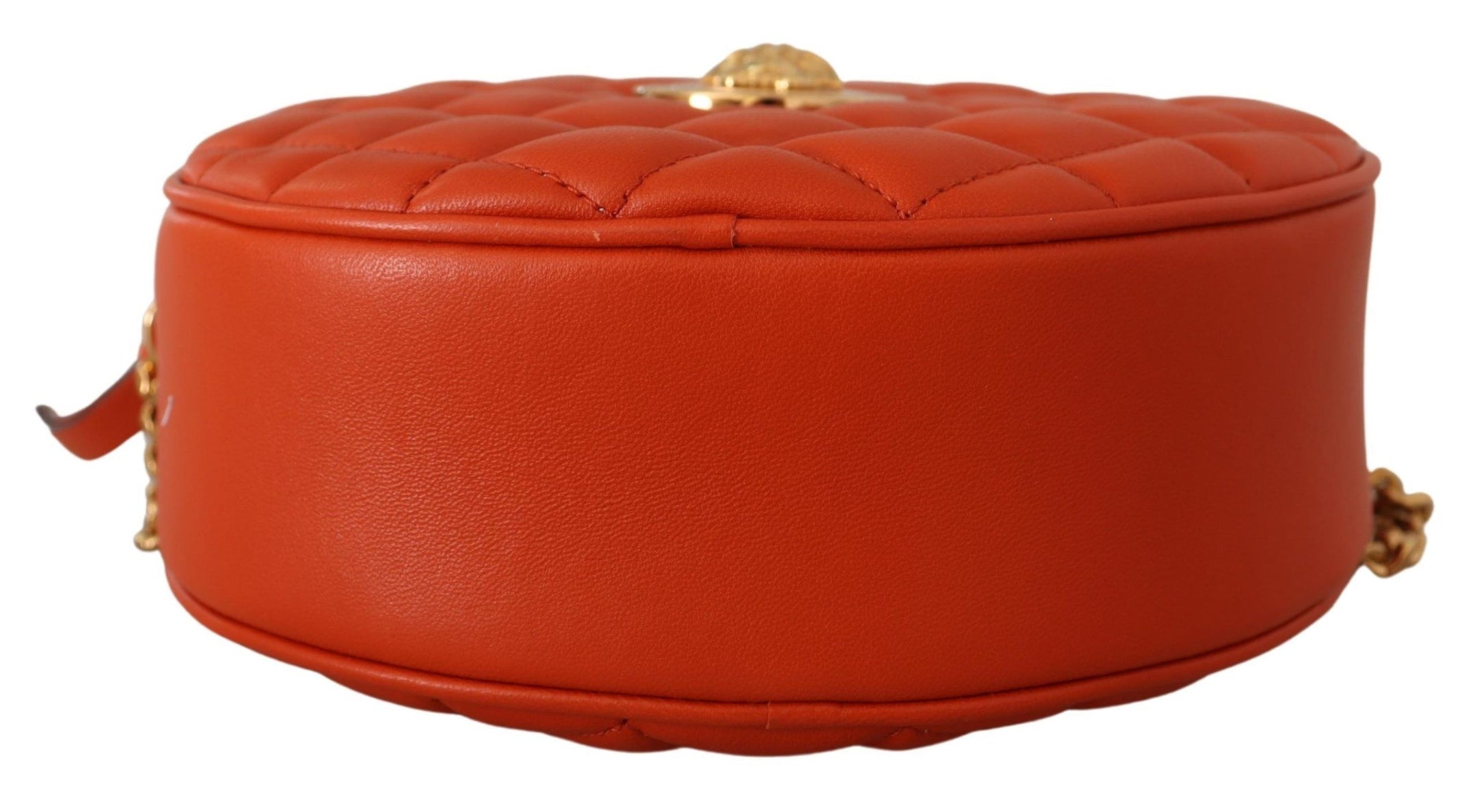 Buy Elegant Round Nappa Leather Crossbody Bag by Versace