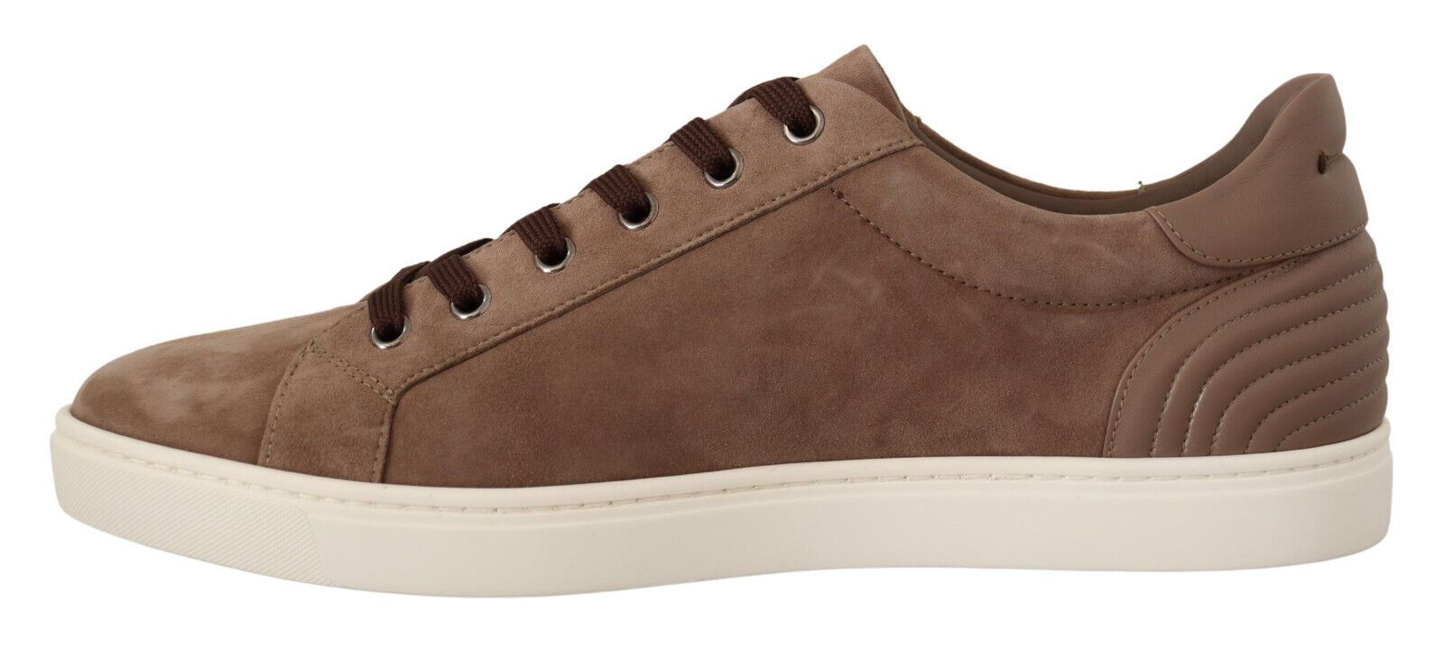 Buy Elegant Brown Leather Sneakers for Men by Dolce & Gabbana