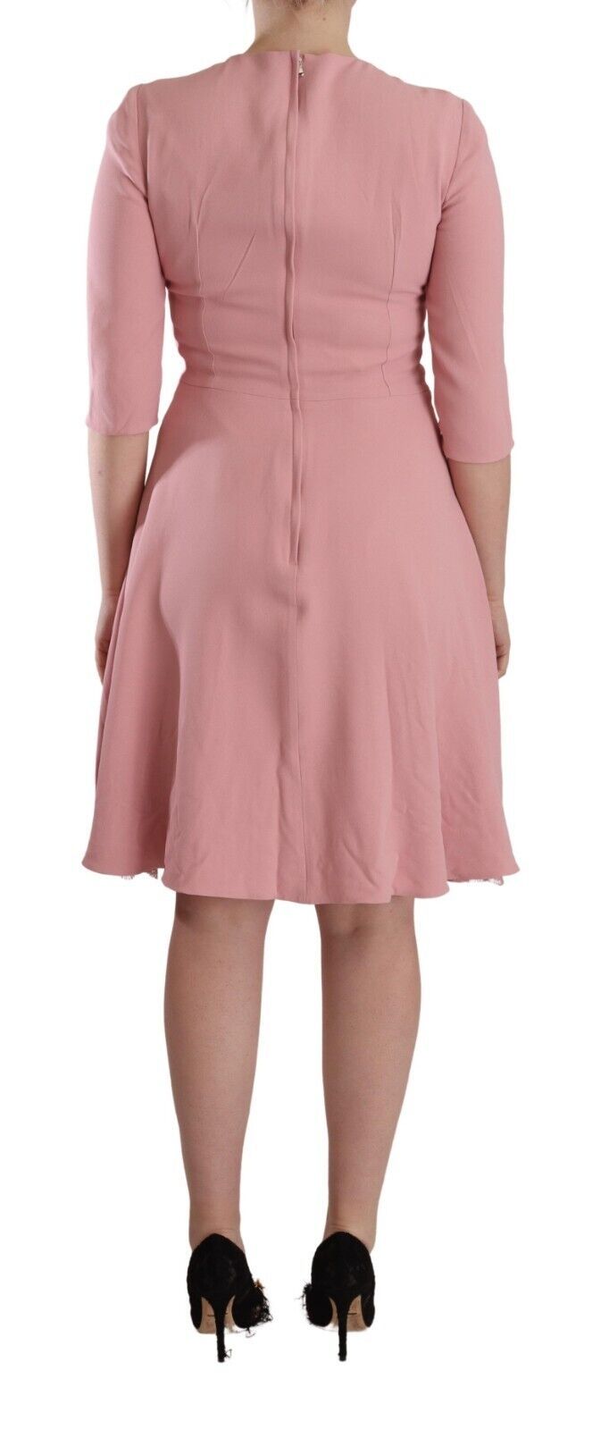 Buy Elegant Pink A-Line Knee Length Dress by Dolce & Gabbana