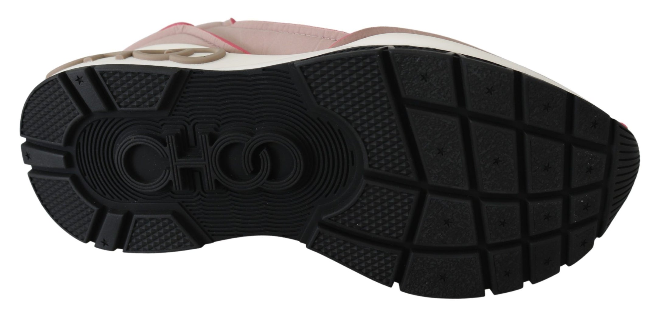 Buy Ballet Pink Chic Padded Sneakers by Jimmy Choo