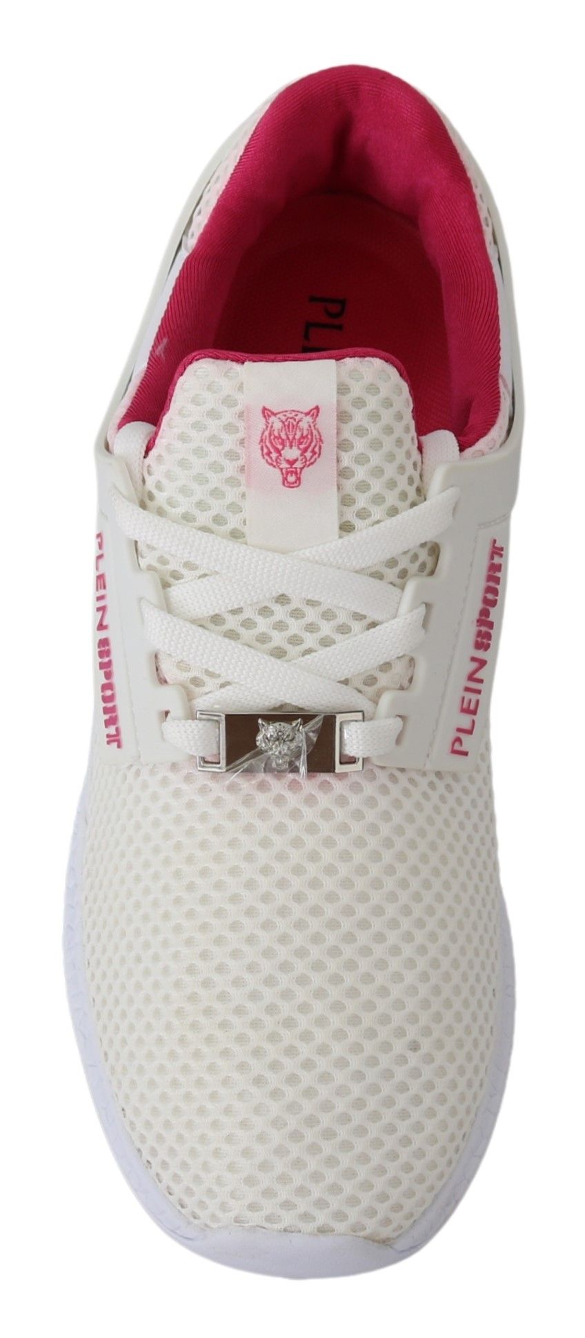 Buy Exclusive White Runner Becky Sneakers by Plein Sport