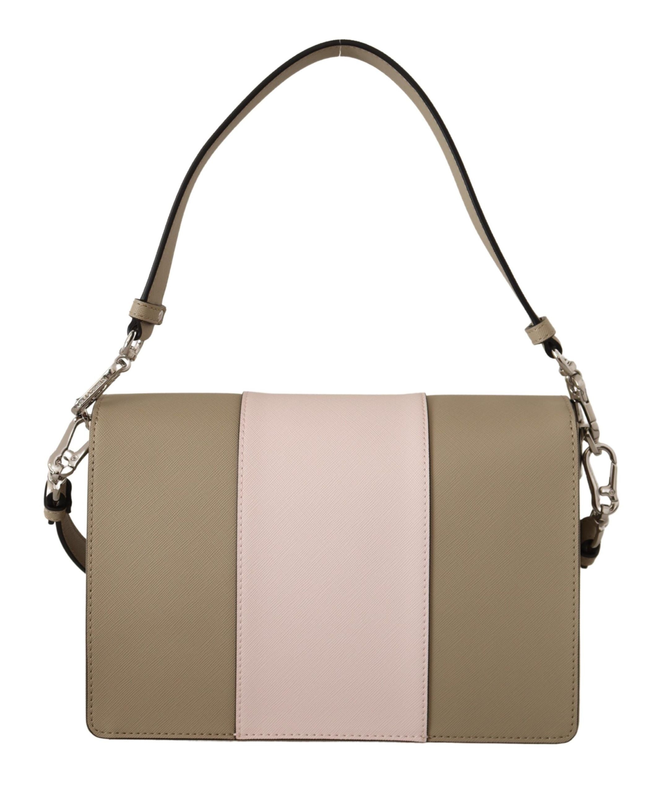 Buy Chic Sage Shoulder Bag with Dual Straps by Karl Lagerfeld