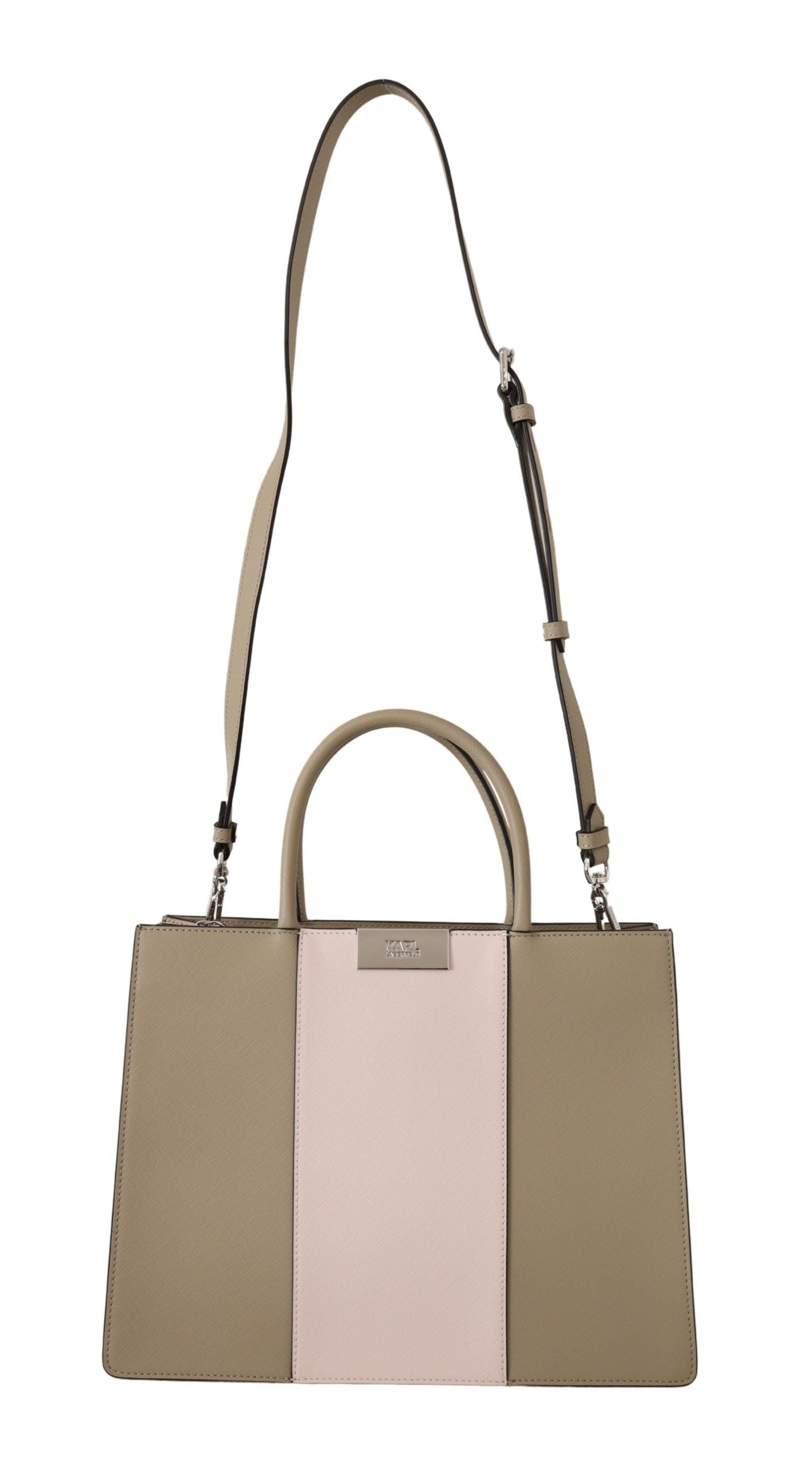 Buy Elegant Sage Green Tote Shoulder Bag by Karl Lagerfeld