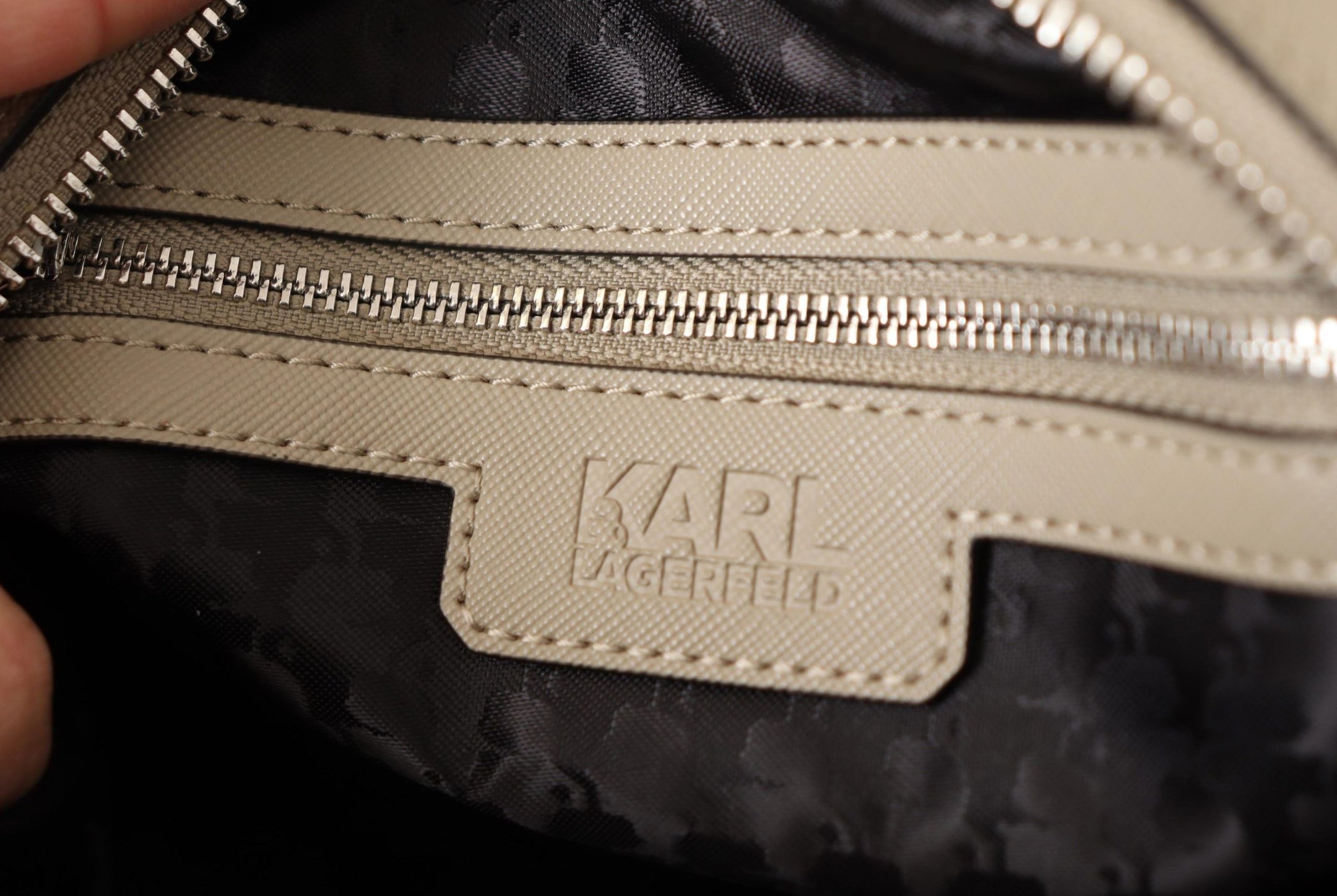 Buy Elegant Green Shoulder Handbag by Karl Lagerfeld