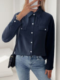 Buy Buttoned Down Long Sleeve Shirt by Perfee