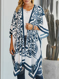 Buy Printed Open Front Cover-Up by Faz