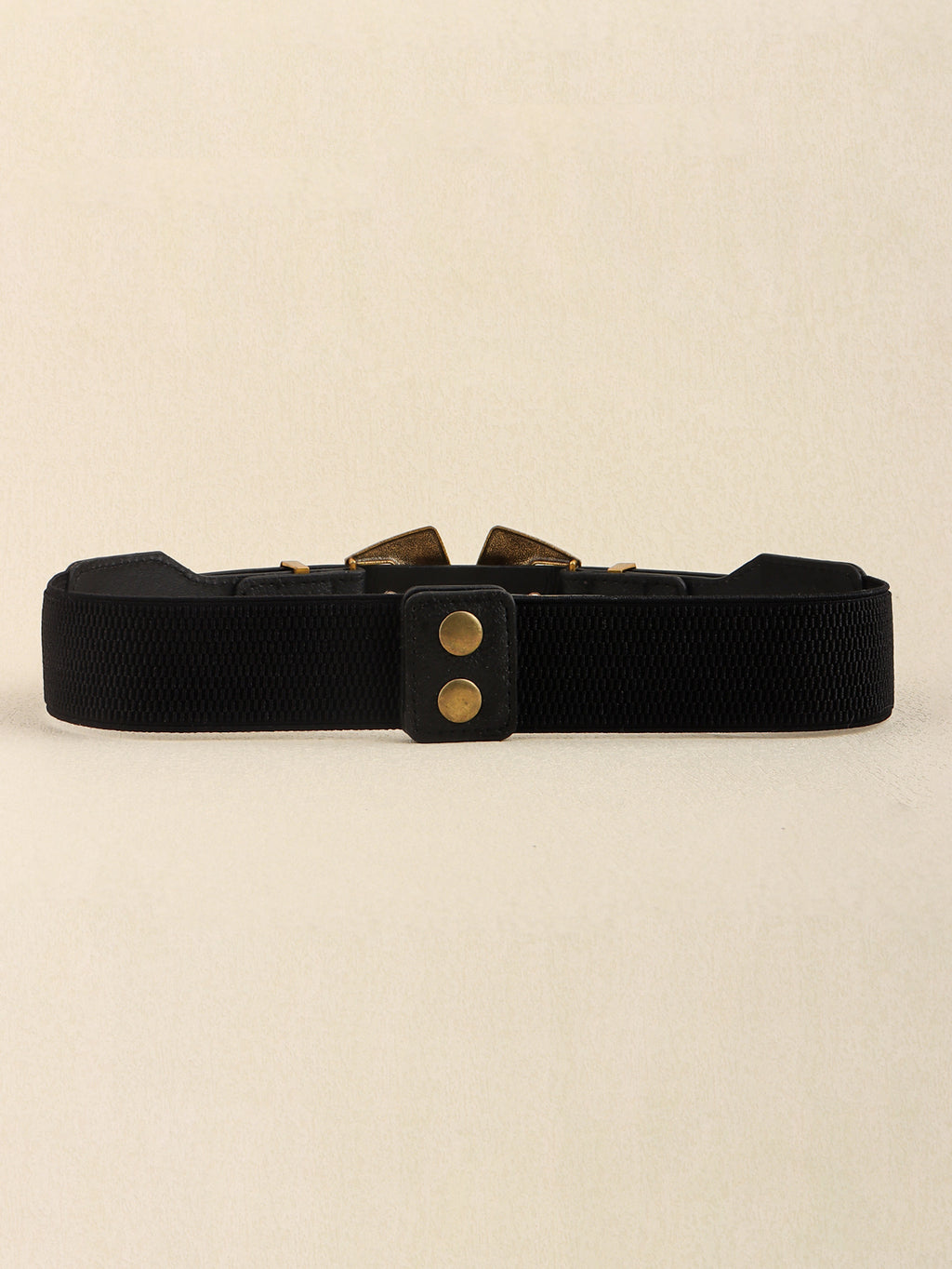 Buy Double Buckle PU Leather Belt by Faz