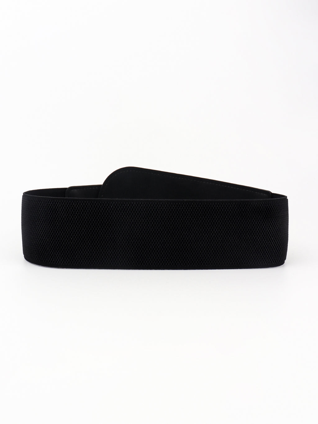 Buy PU Elastic Wide Belt with Alloy Buckle by Faz