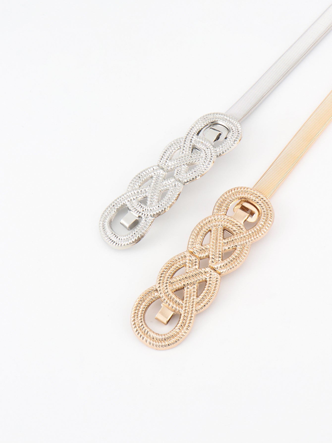 Buy Knot Buckle Metal Belt by Faz