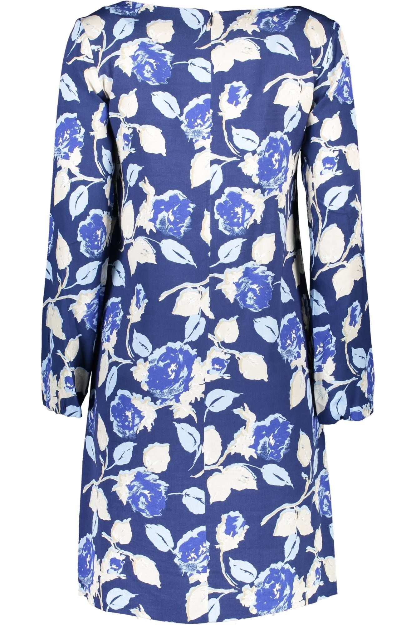 Blue Viscose Women Dress