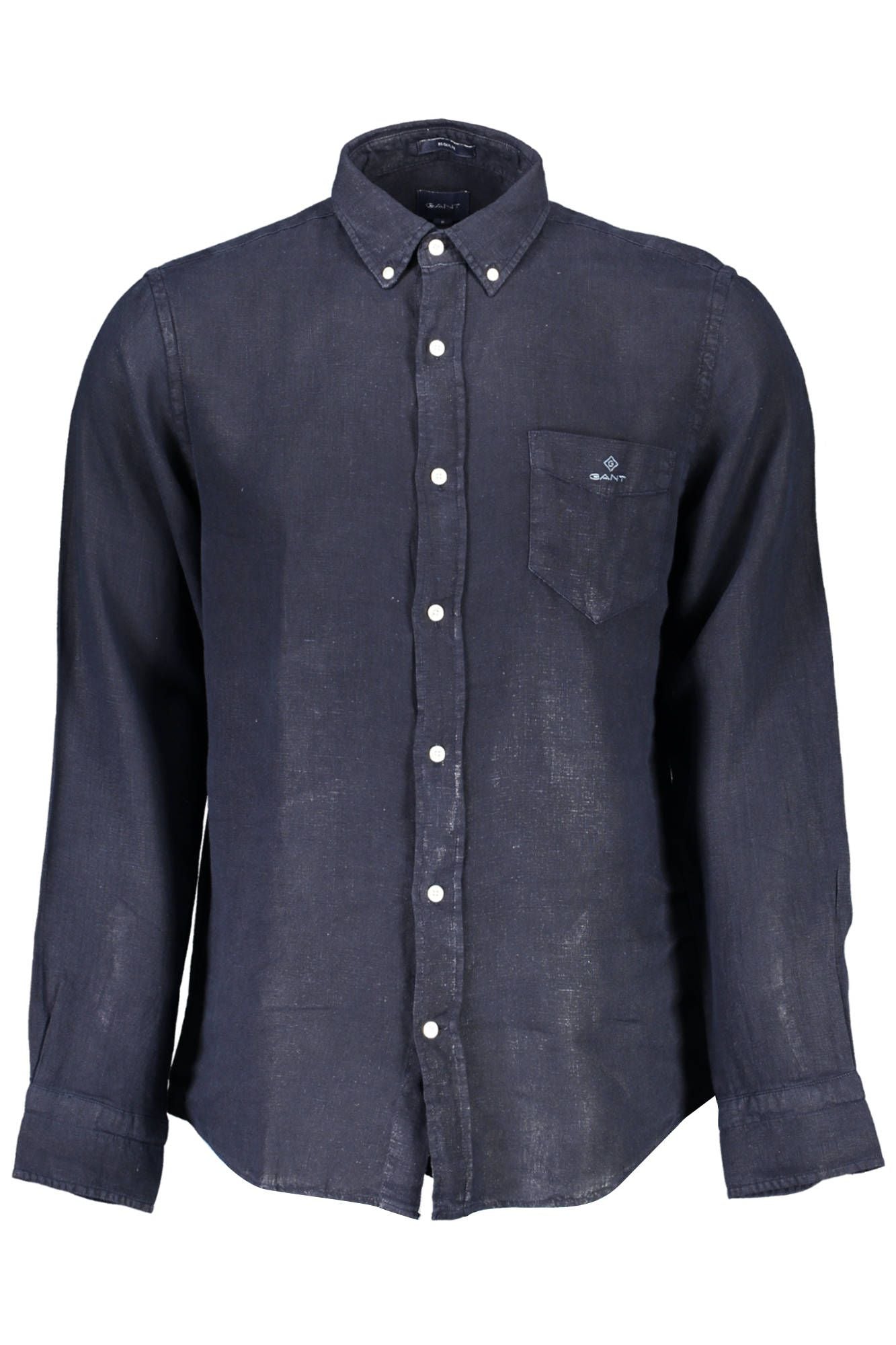 Blue Linen Men Shirt