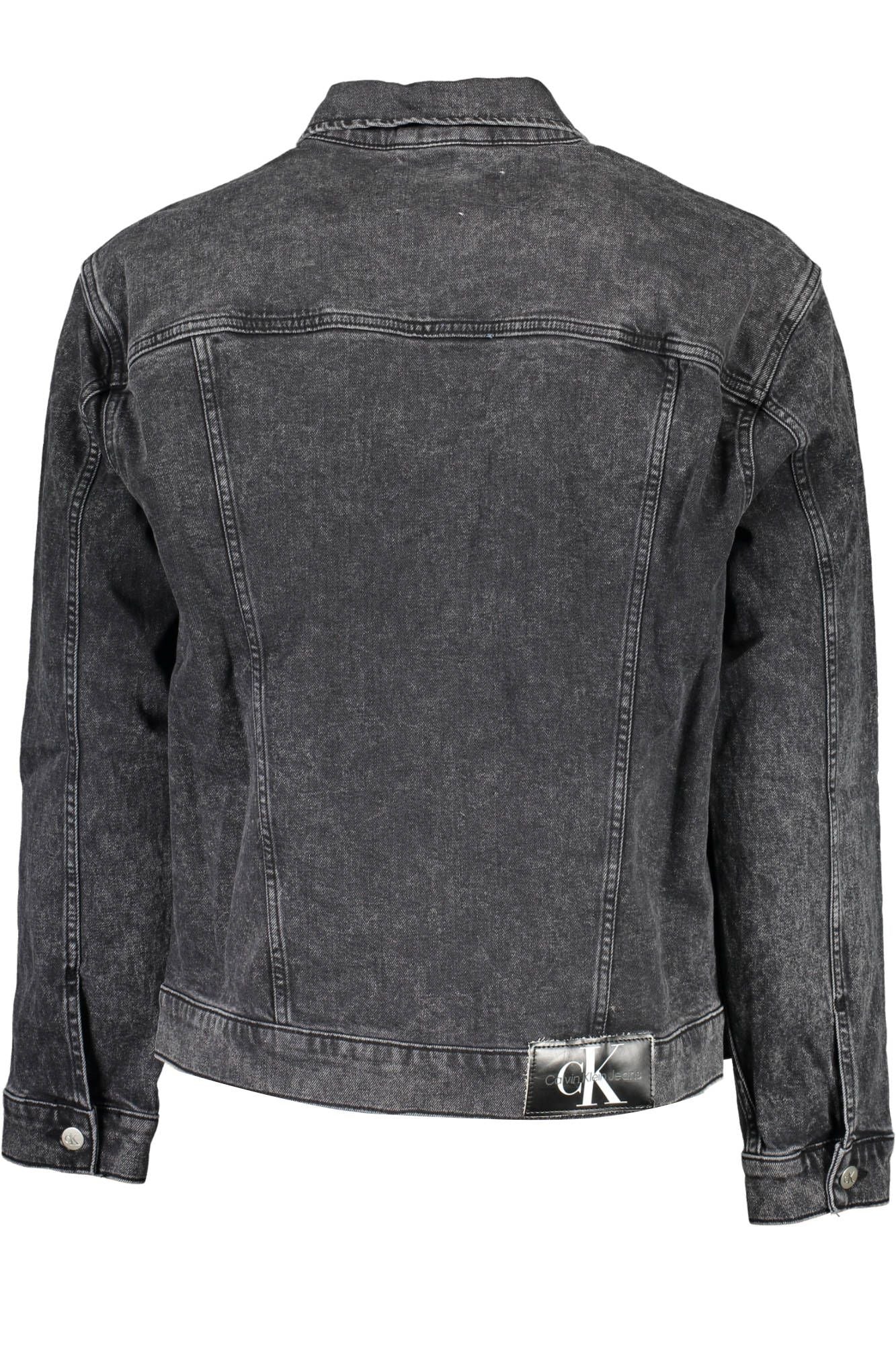 Black Cotton Men's Denim Jacket