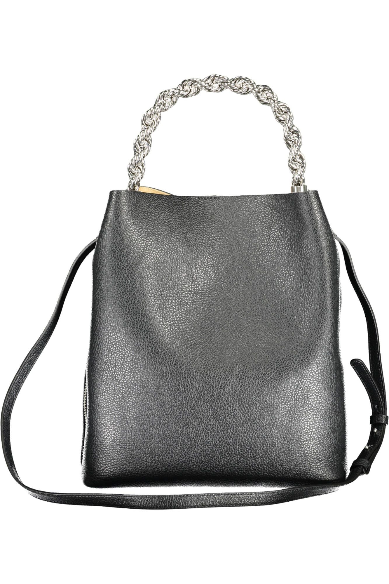 Black Leather Women Handbag