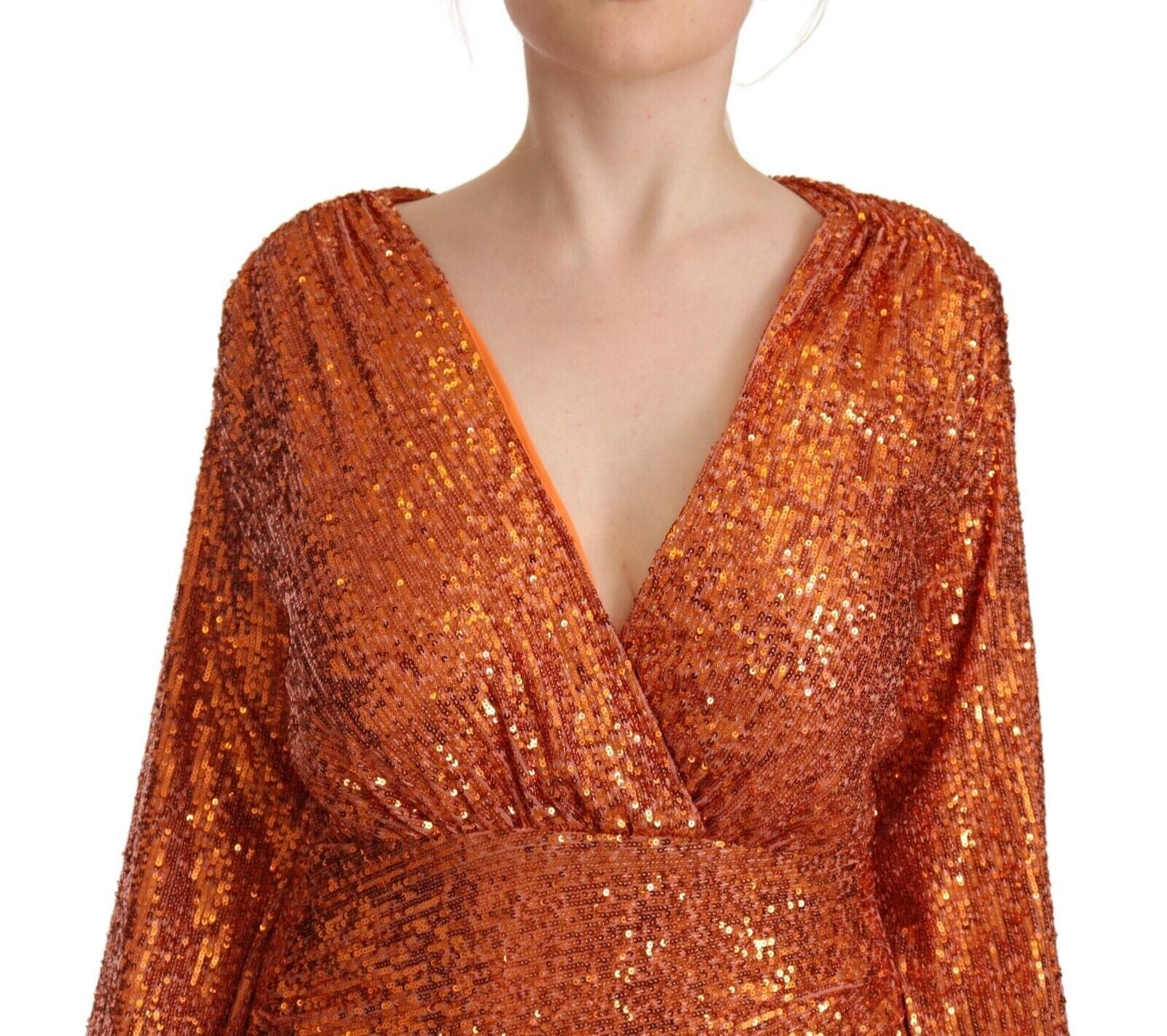 Buy Sequin Embellished Wrap Mini Dress by Aniye By