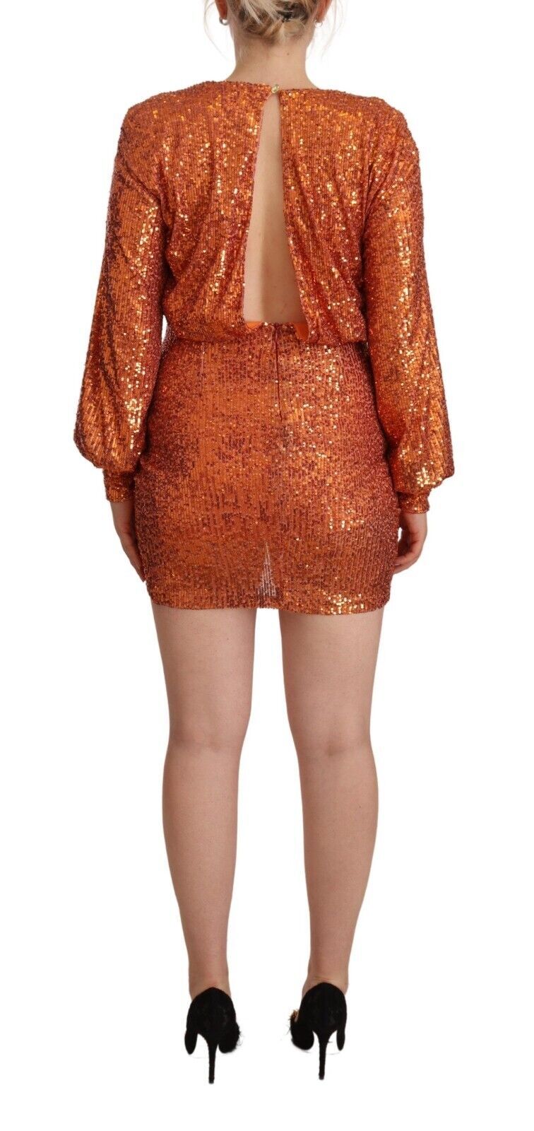 Buy Sequin Embellished Wrap Mini Dress by Aniye By