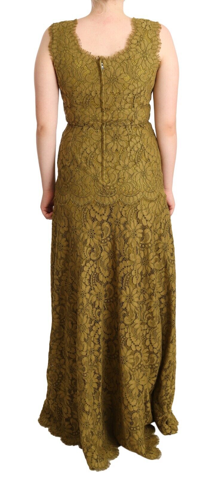 Buy Elegant Lace Floor-Length Sleeveless Gown by Dolce & Gabbana