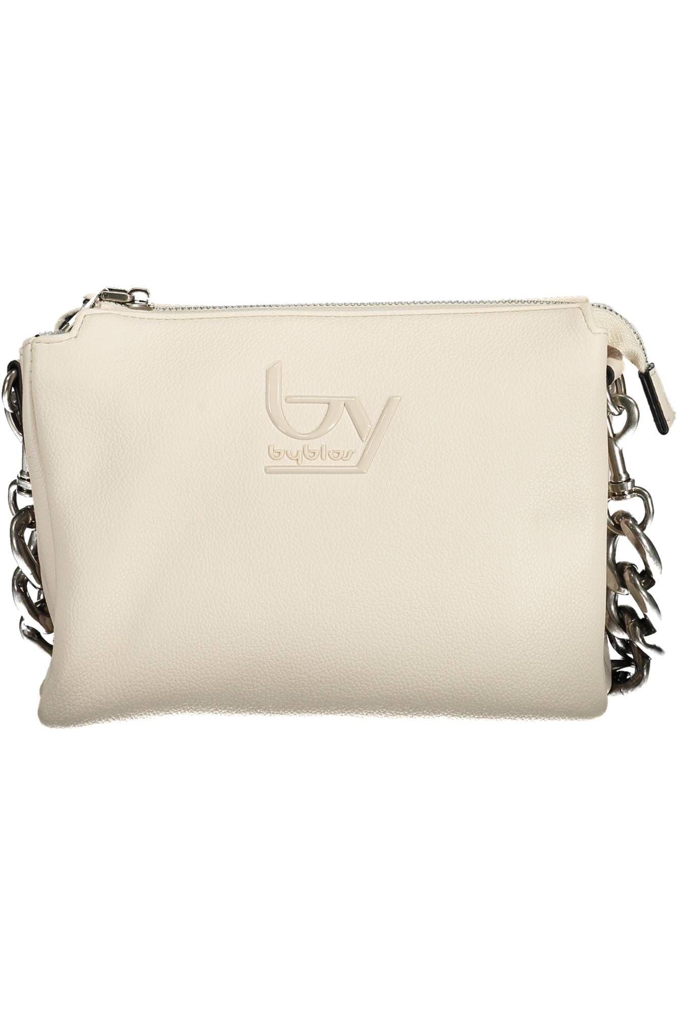 White Polyethylene Women Handbag