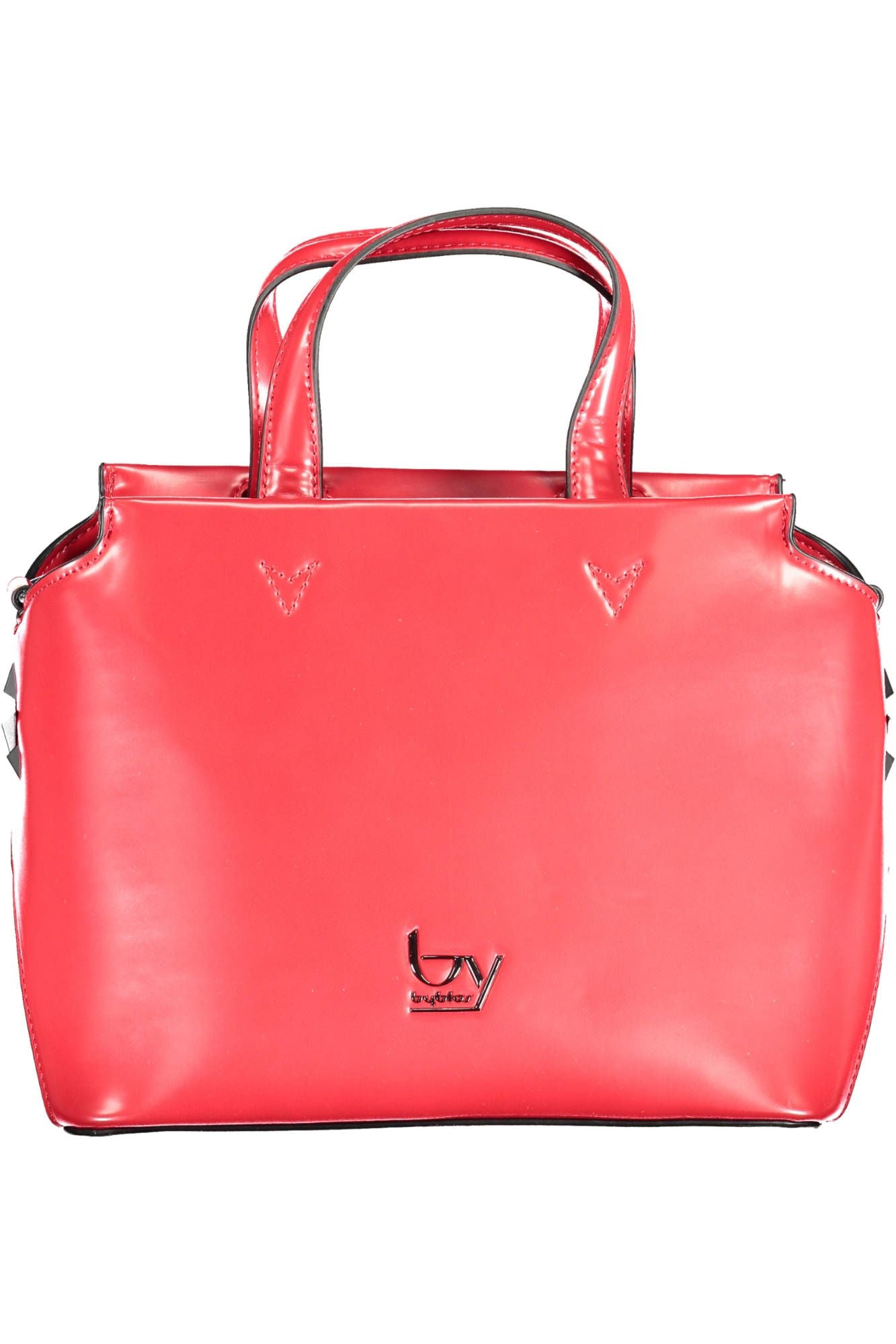 Red Polyethylene Women Handbag