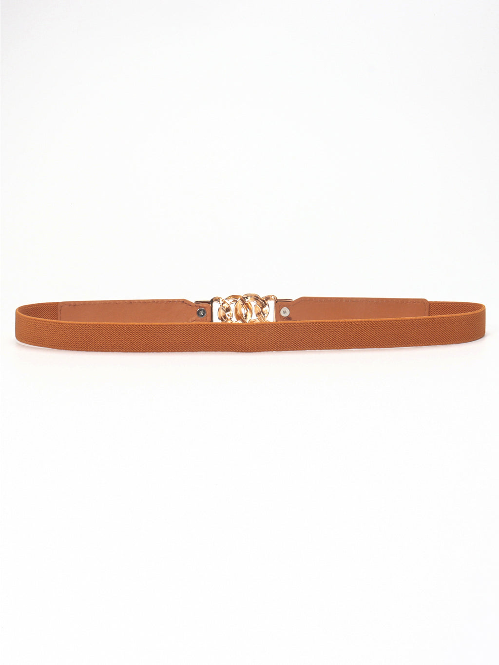 Buy Zinc Alloy Buckle Elastic PU Belt by Faz
