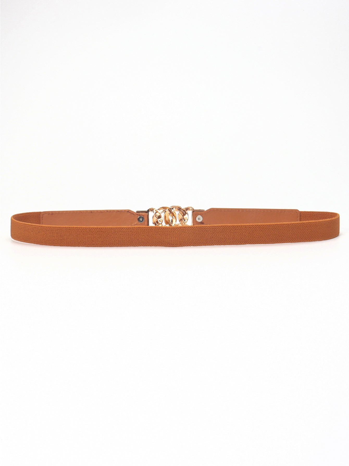 Buy Zinc Alloy Buckle Elastic PU Belt by Faz