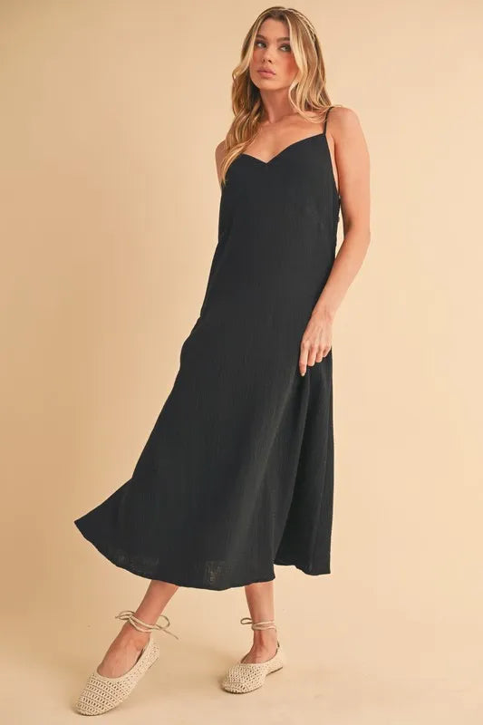 Buy Side Button Midi Cami Dress by Faz