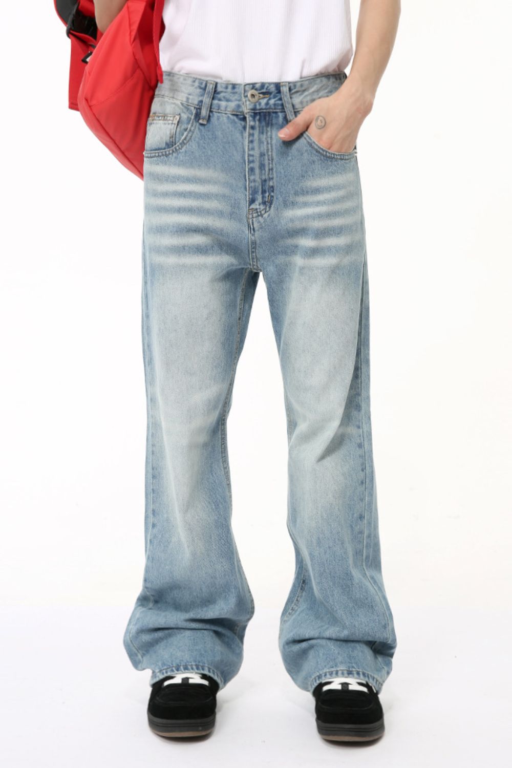 Buy Baggy Jeans with Pockets by Faz