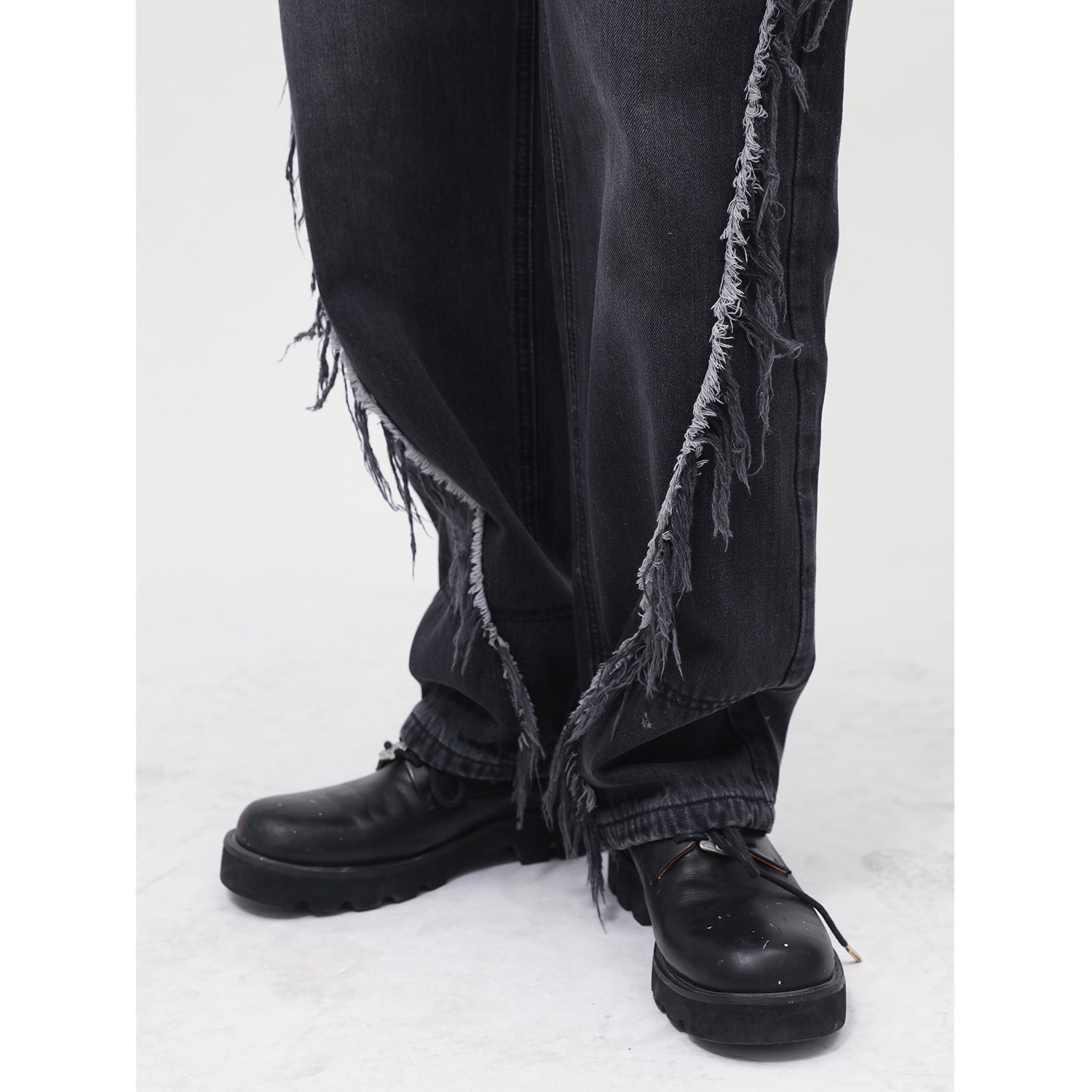 Buy Raw Hem Jeans with Pockets by Faz