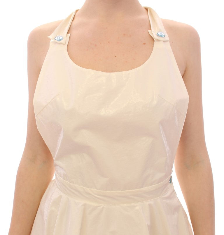 Buy Elegant White Tea Halterneck Dress by Licia Florio