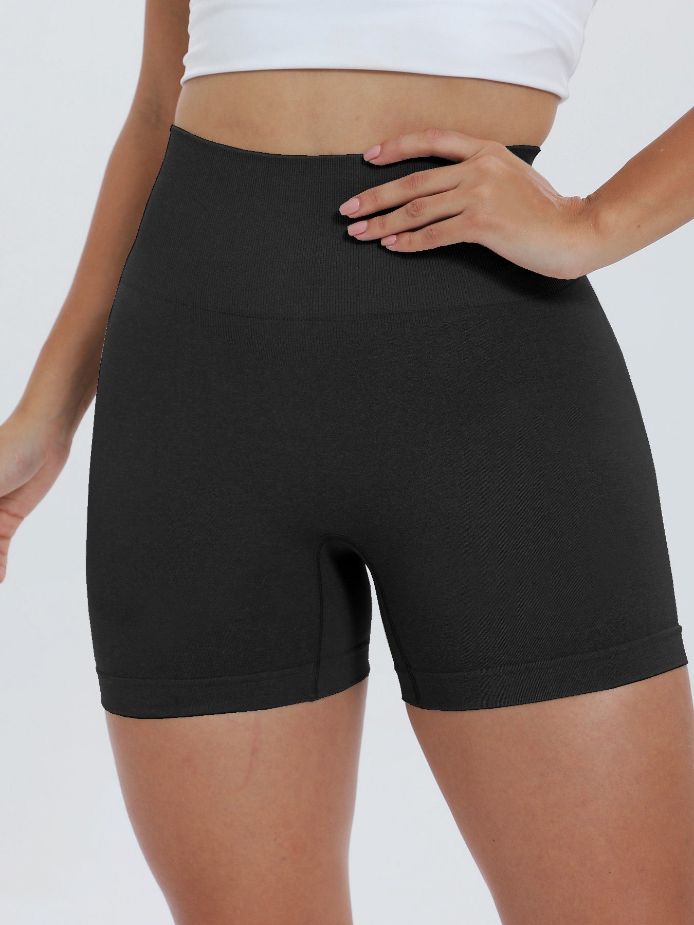 Buy High Waist Active Shorts by Faz